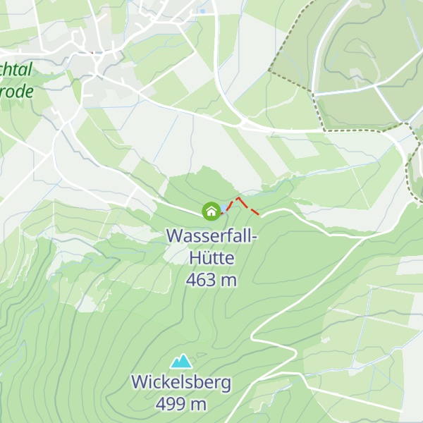 Map of Wasserfall-Hütte