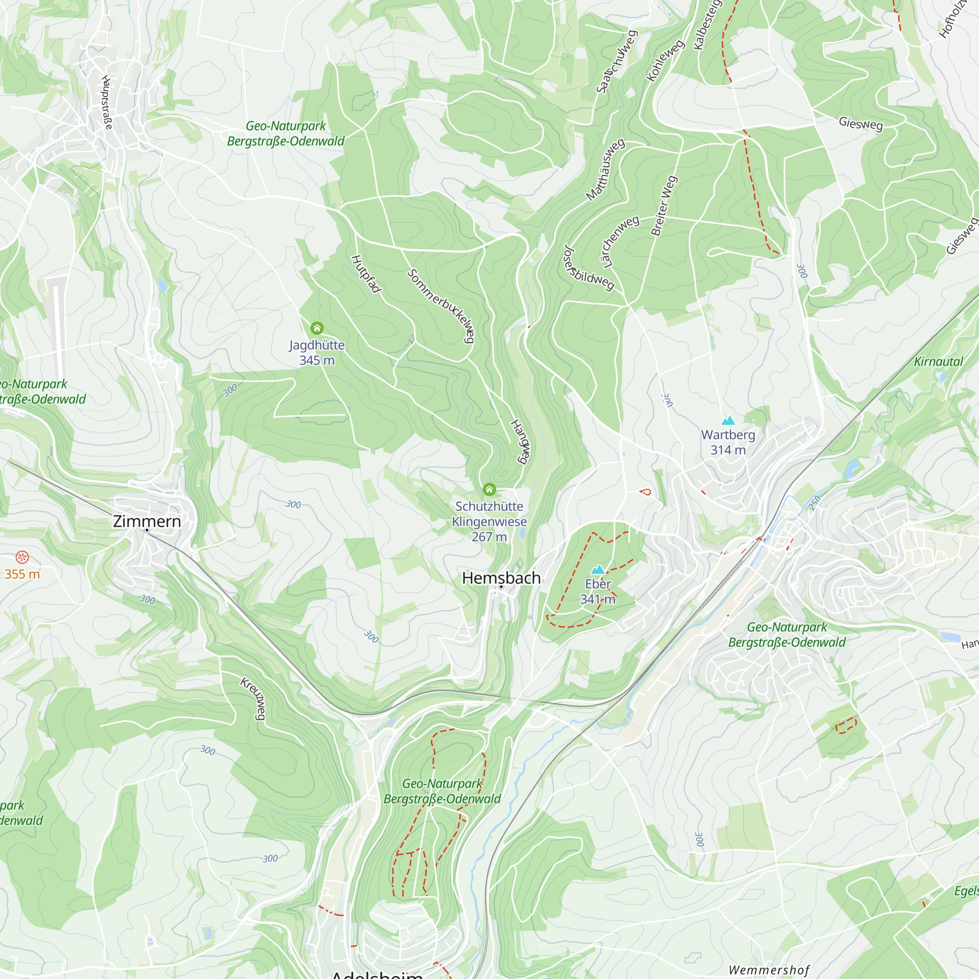 Schutzhütte Klingenwiese map