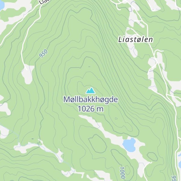 Map of Møllbakkhøgde