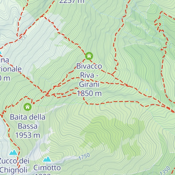 Map of Baitel de la Crota