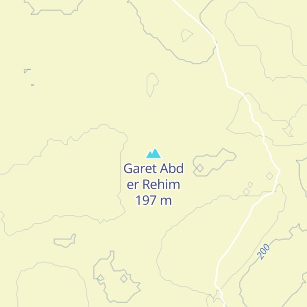 Map of Garet Abd er Rehim