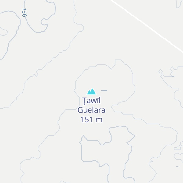 Map of Ţawīl Guelara