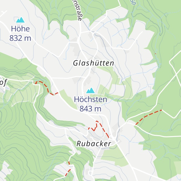 Map of Höchsten