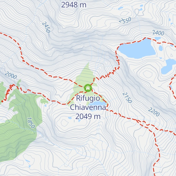 Map of Rifugio Chiavenna