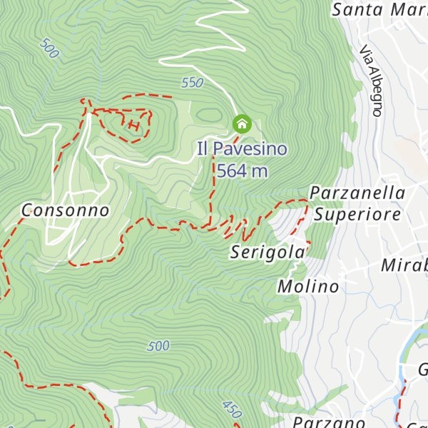 Map of Cascina Vigna