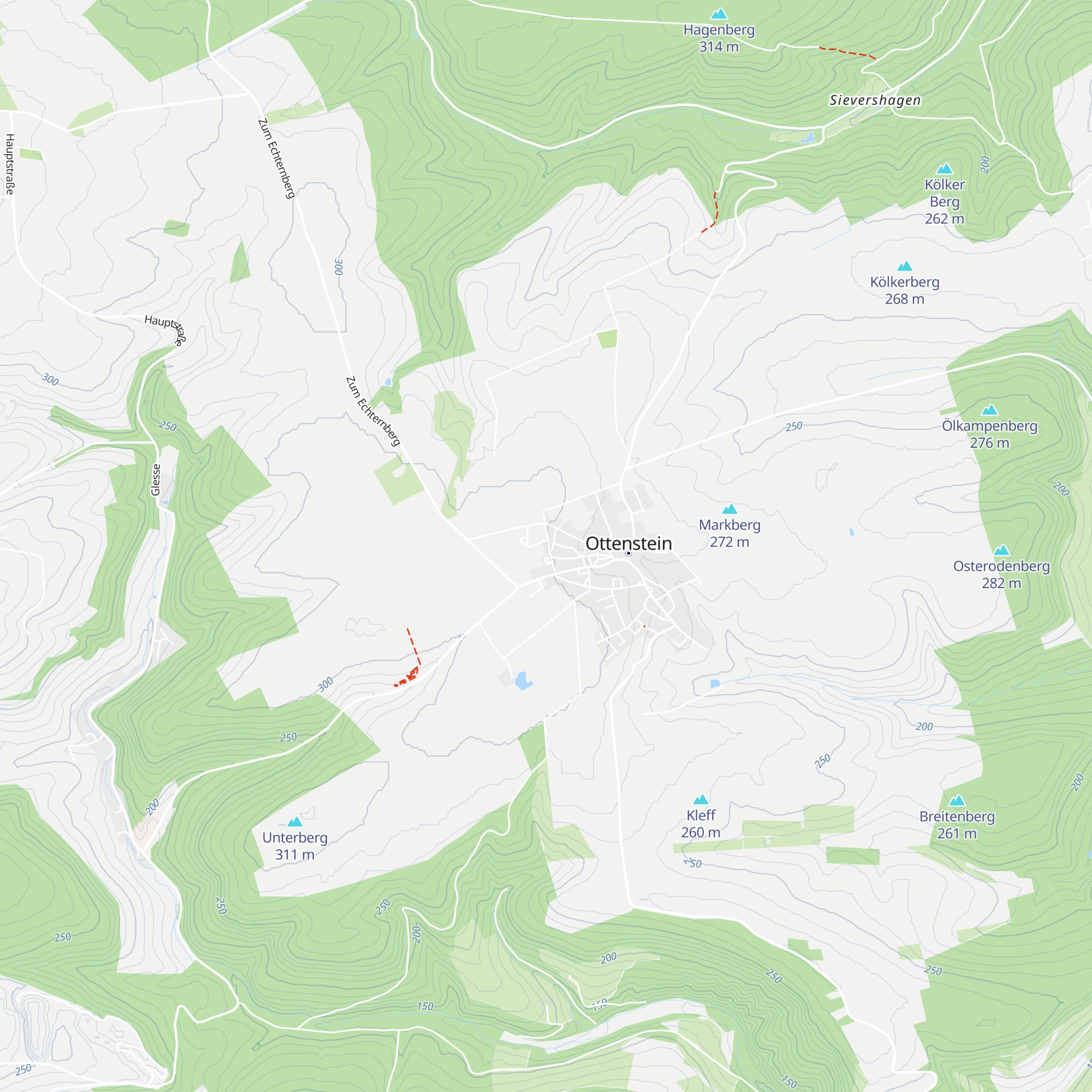 Weserberglandalm map
