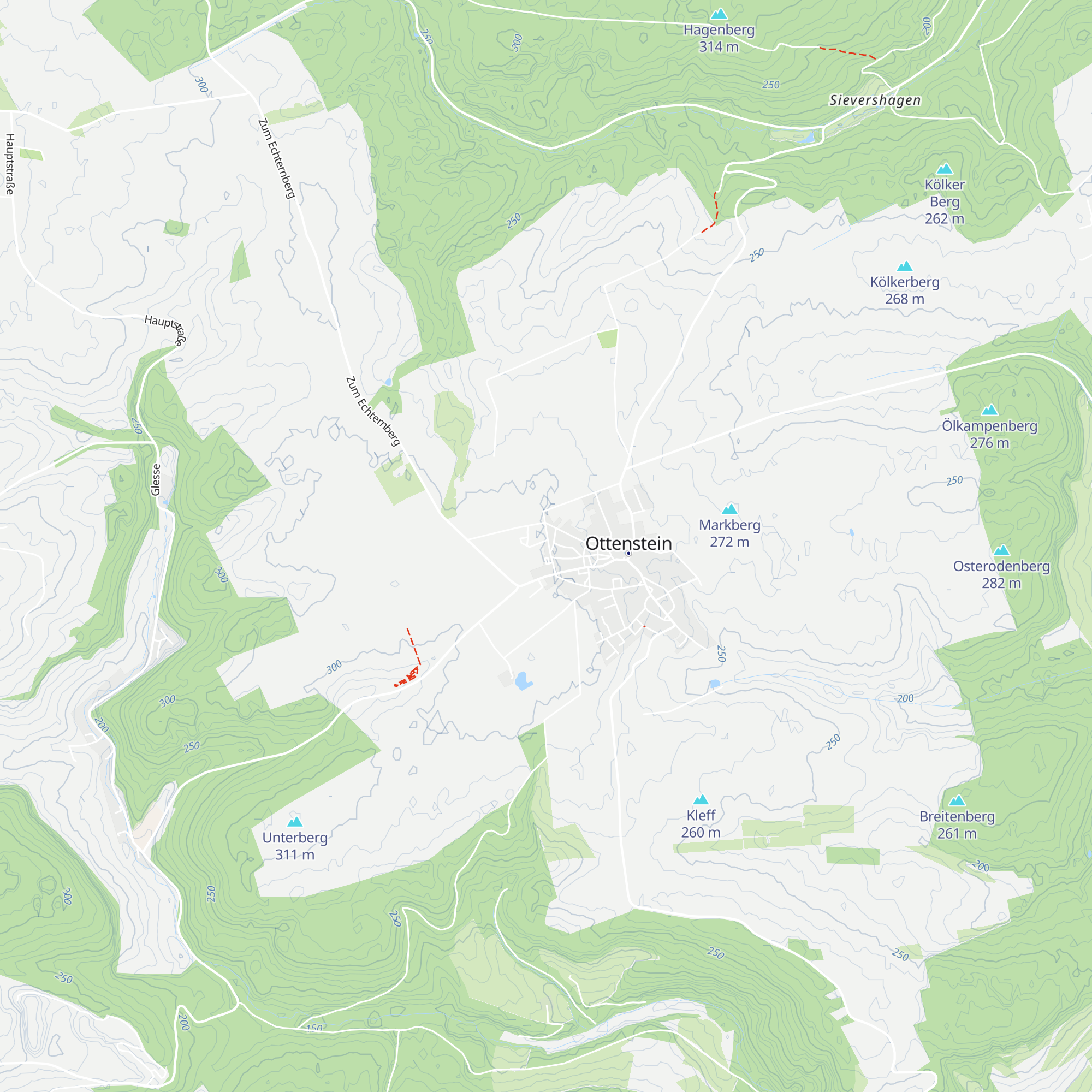 Weserberglandalm map