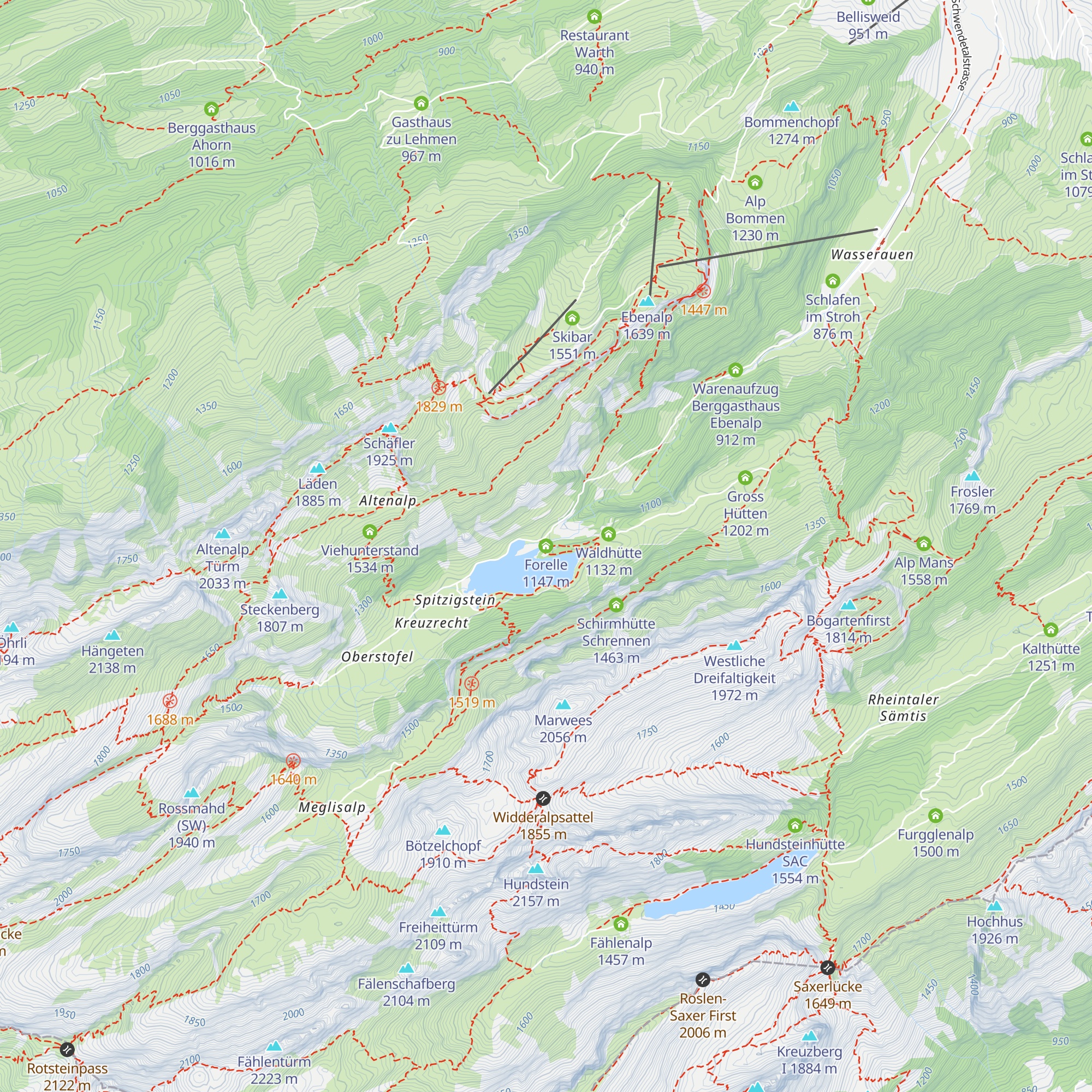 Forelle map