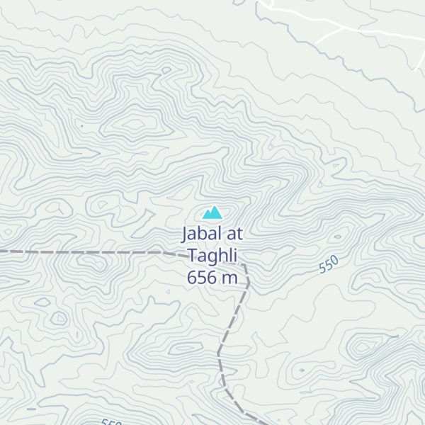 Map of Jabal at Taghli