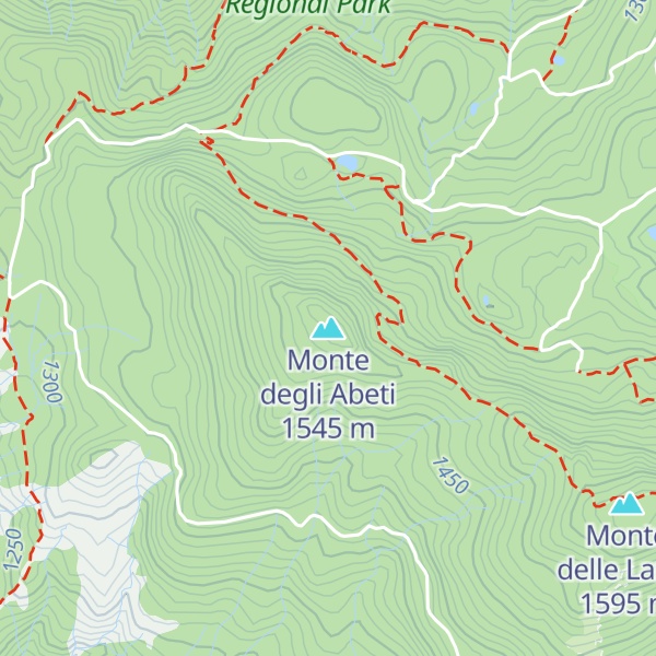 Map of Monte degli Abeti