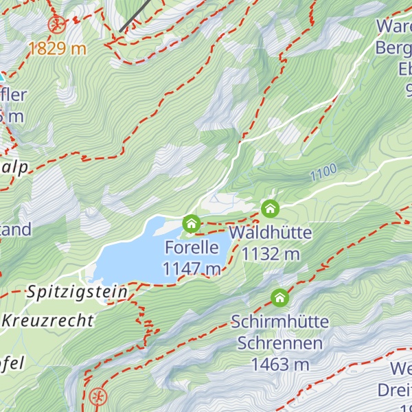 Map of Felsähöttli