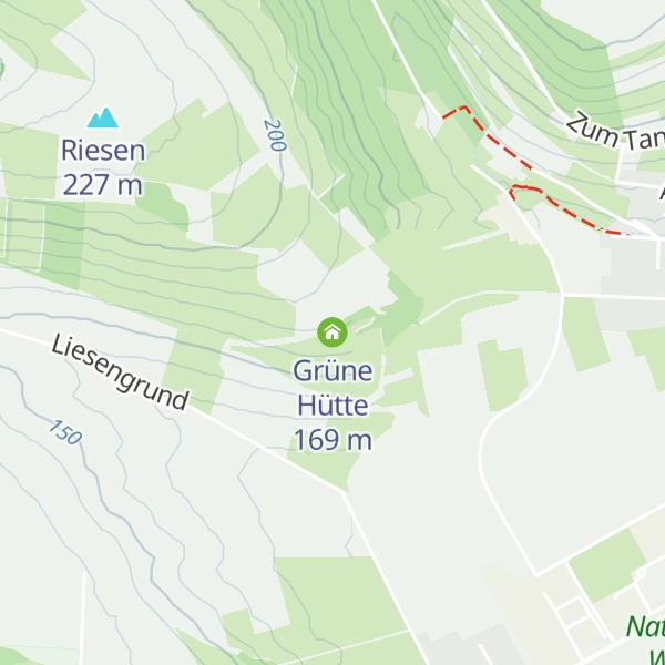 Map of Grüne Hütte
