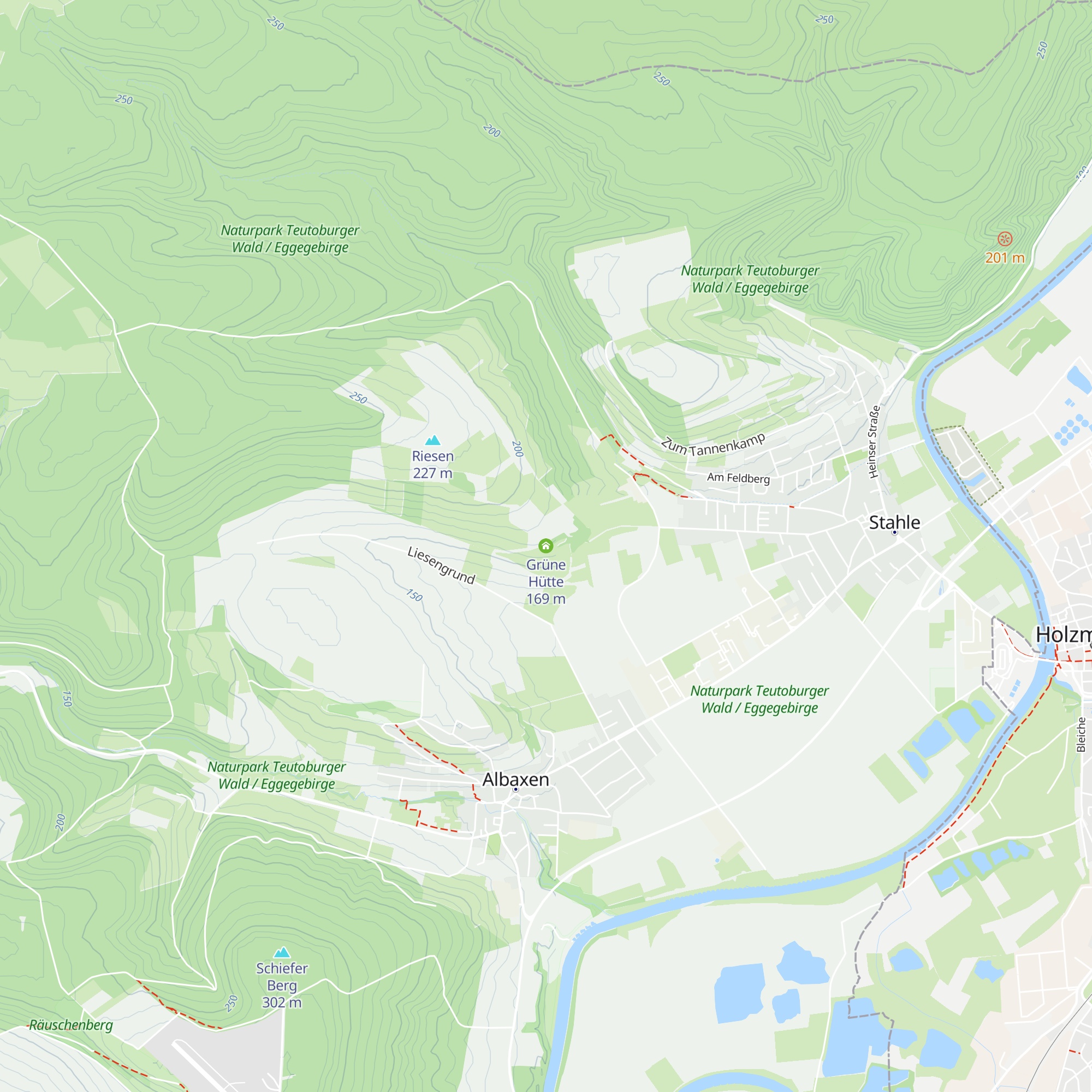 Grüne Hütte map