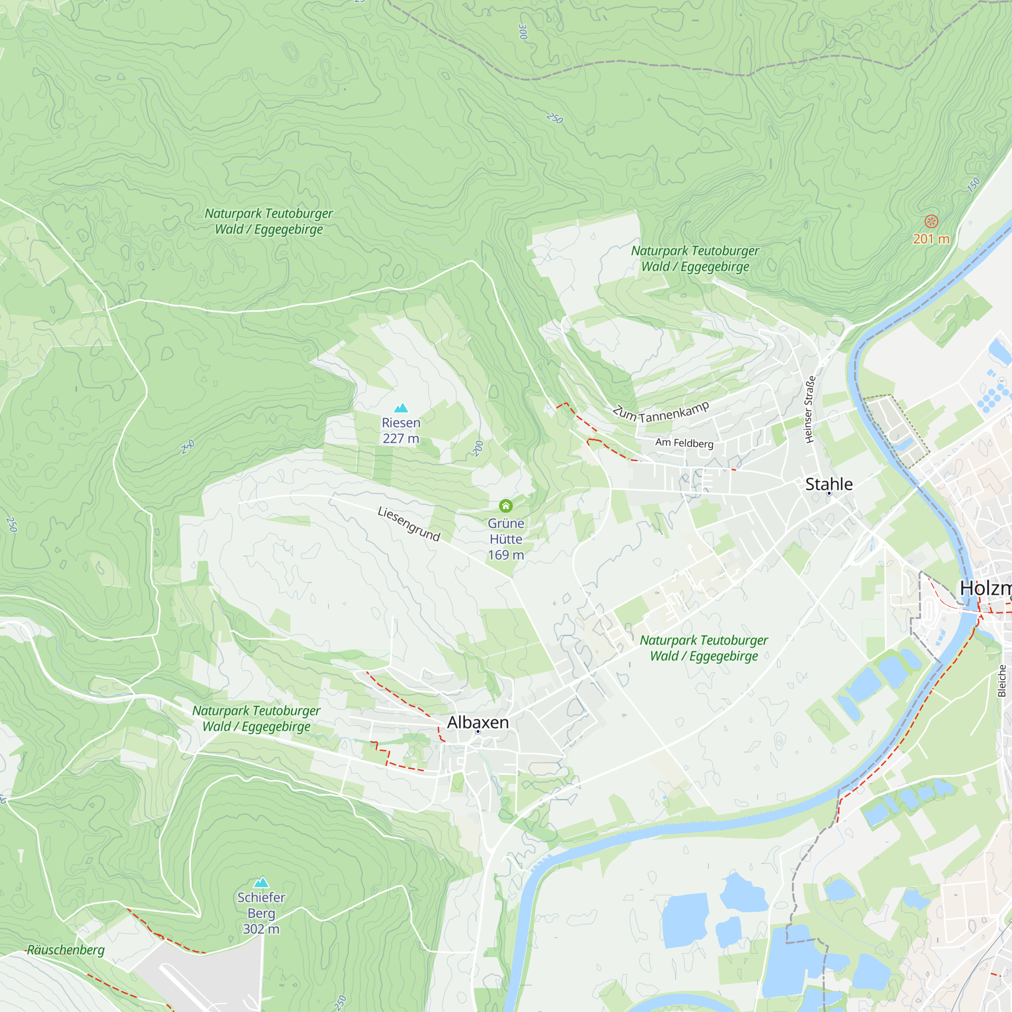 Grüne Hütte map