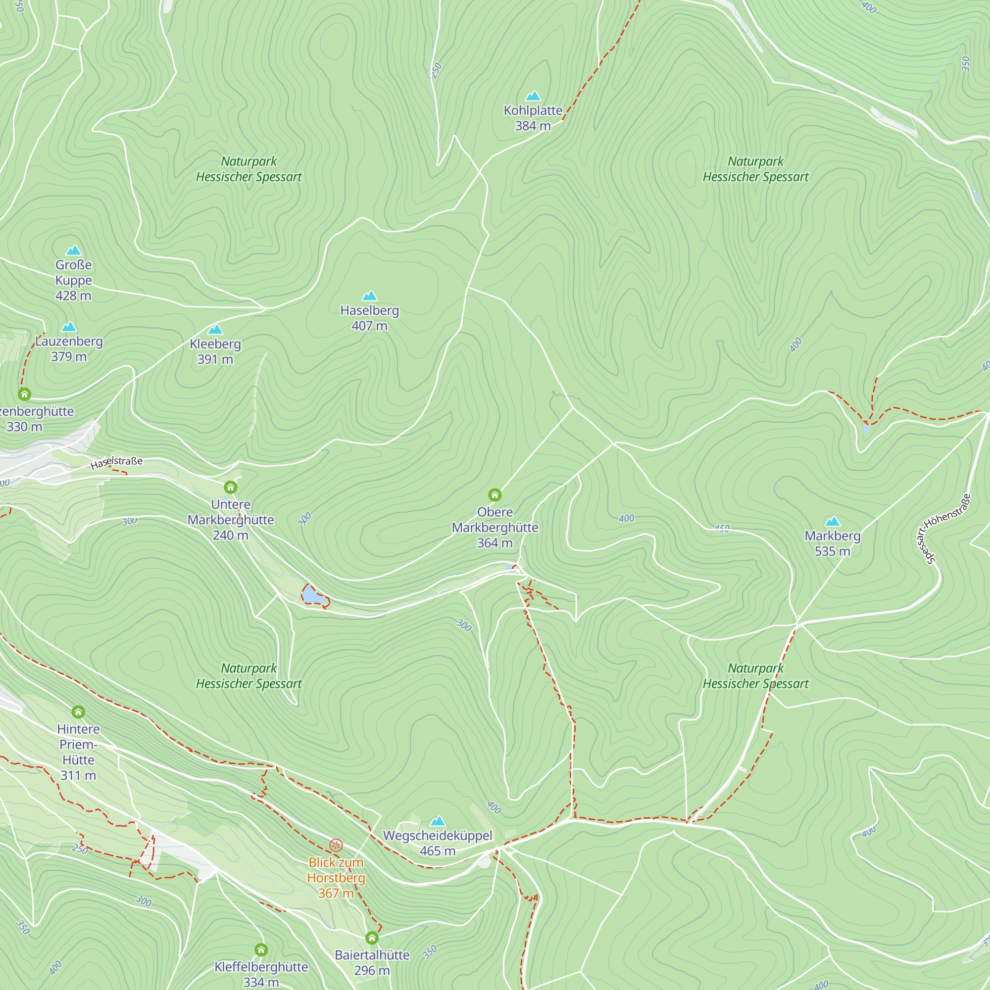 Obere Markberghütte map