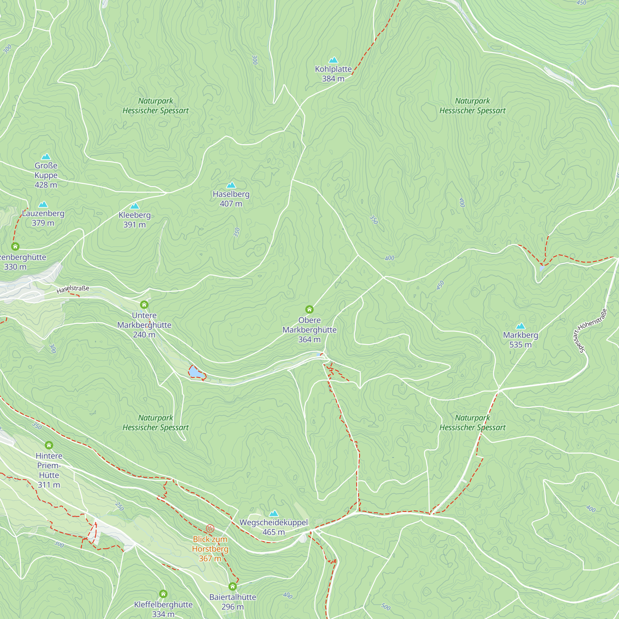 Obere Markberghütte map