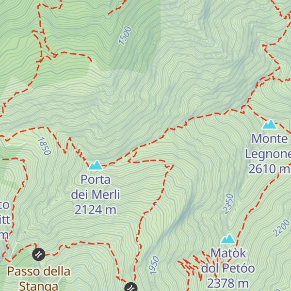 Map of Bivacco Silvestri