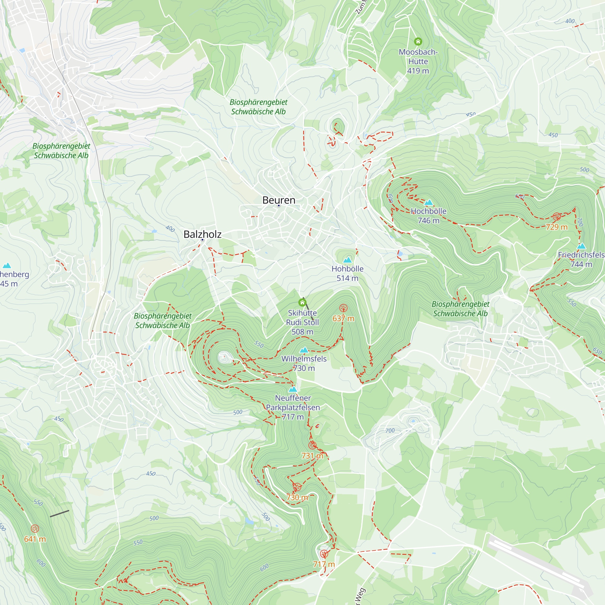 Skihütte Rudi Stoll map