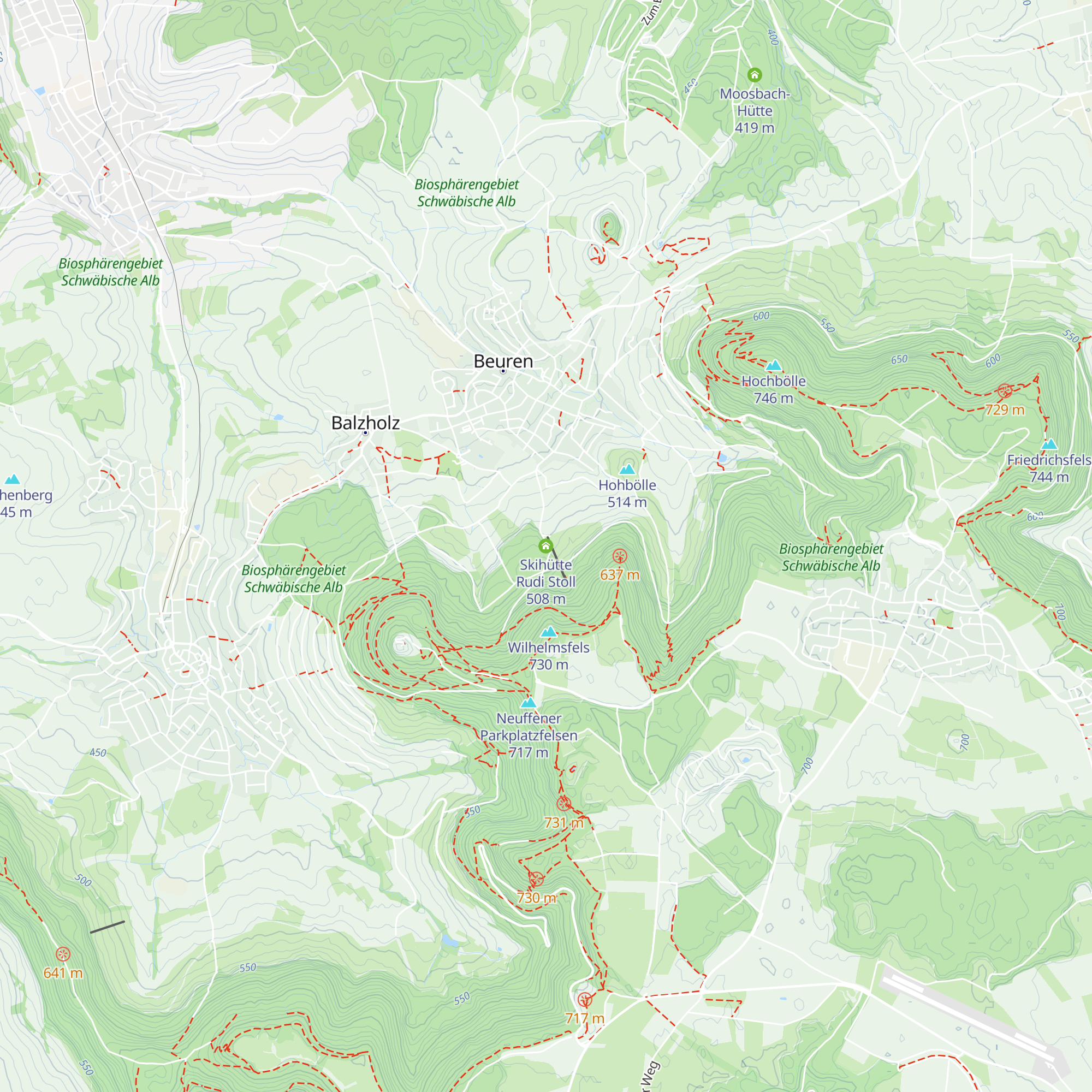Skihütte Rudi Stoll map
