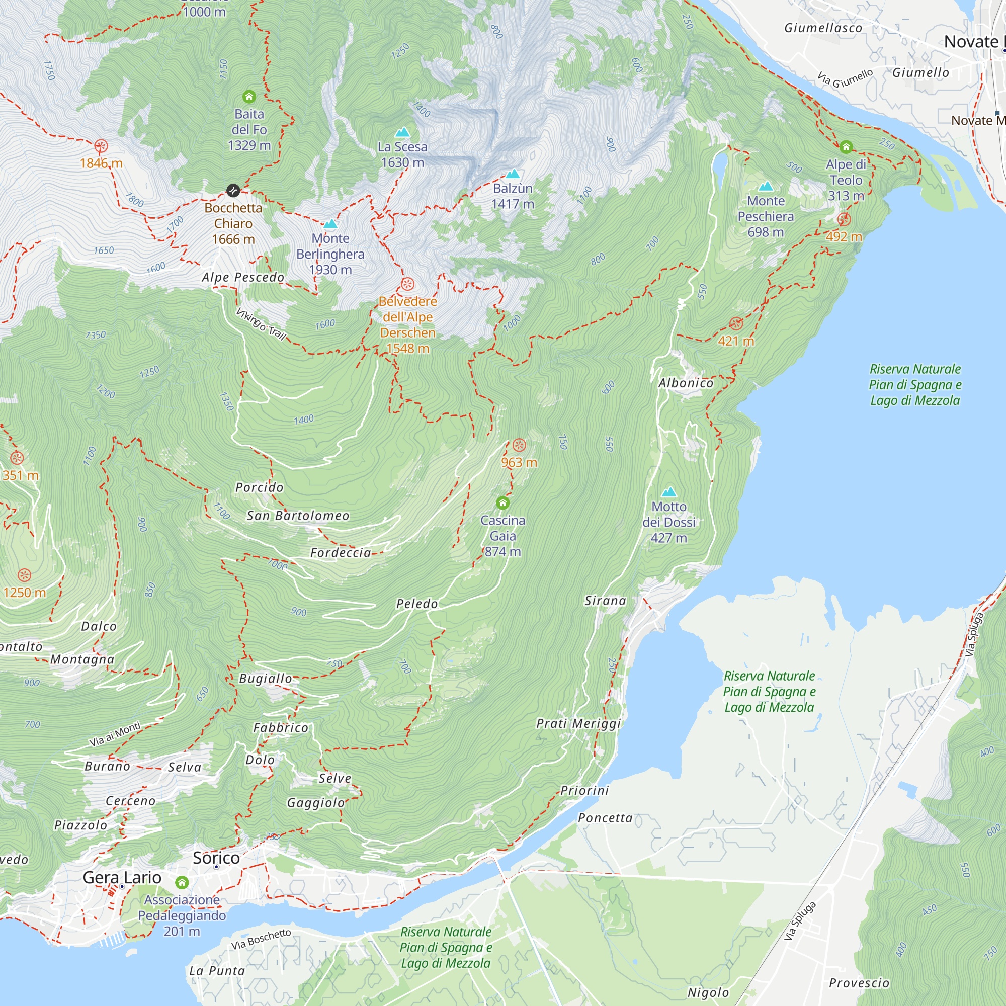 Cascina Gaia map