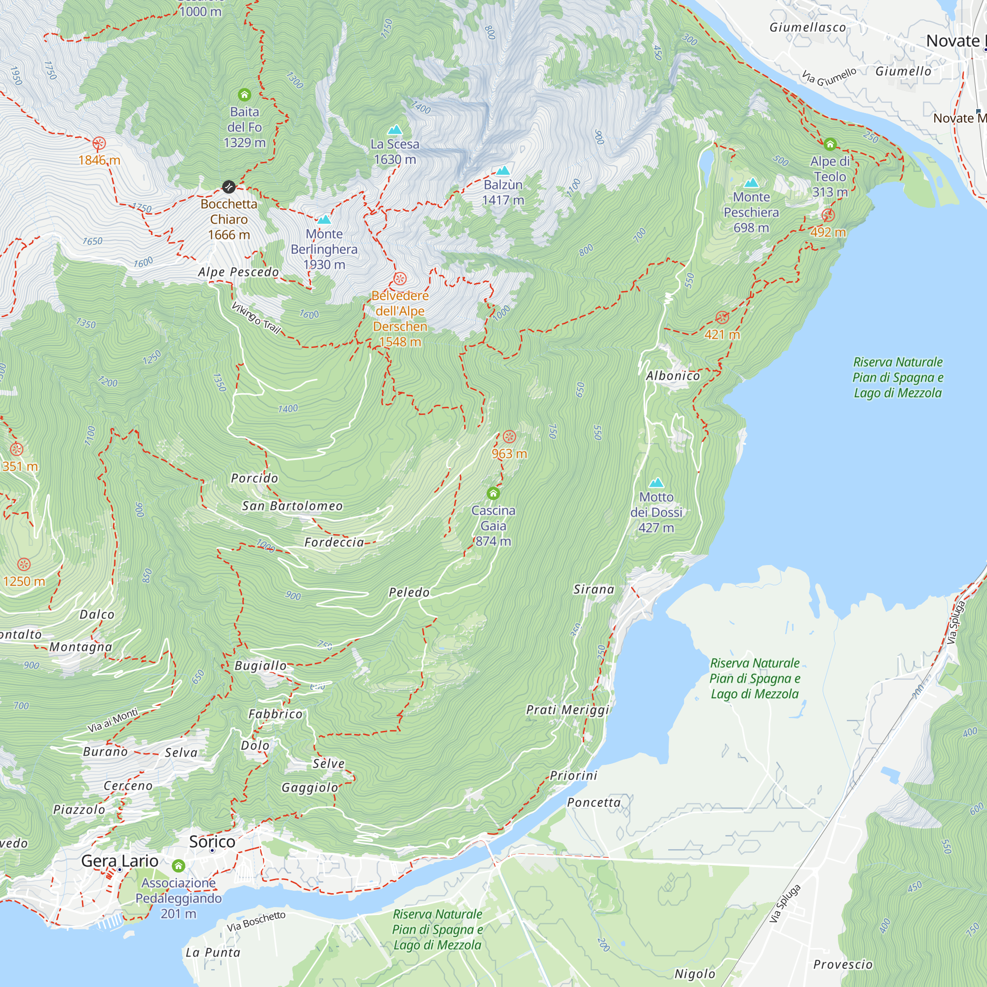 Cascina Gaia map