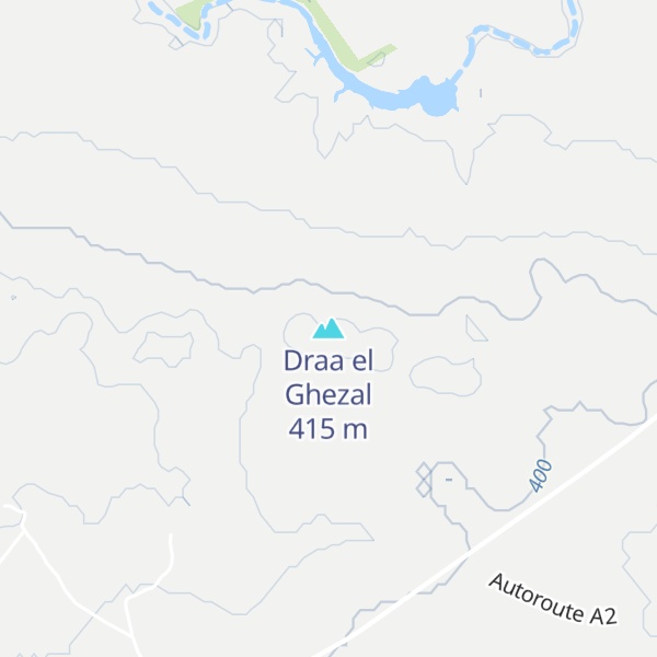 Map of Draa el Ghezal