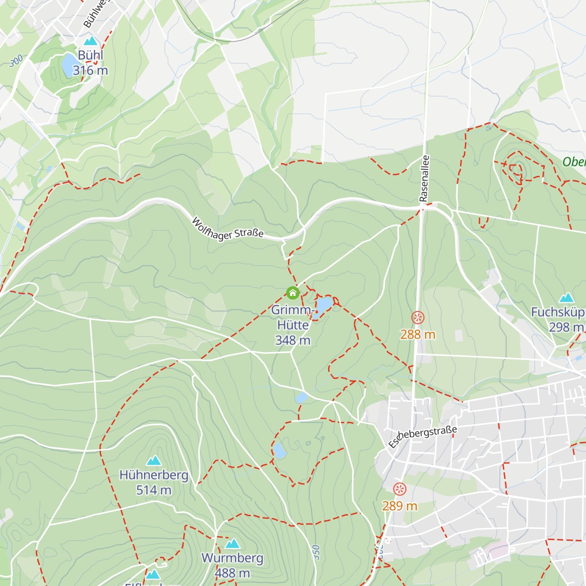 Grimm-Hütte map