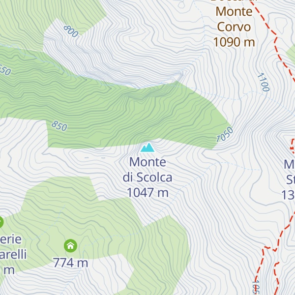 Map of Monte di Scolca