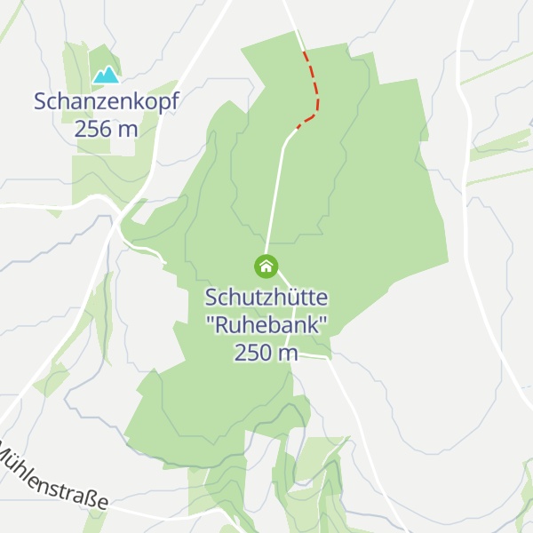 Map of Schutzhütte "Ruhebank"