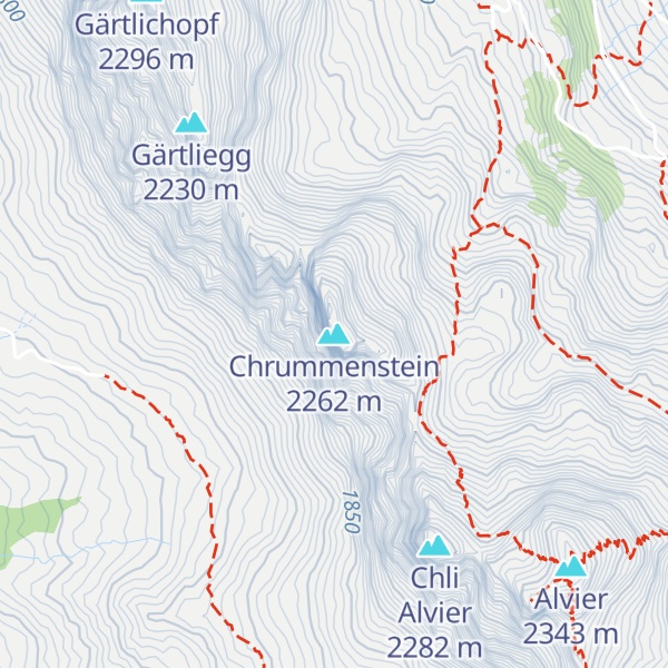Map of Chrummenstein