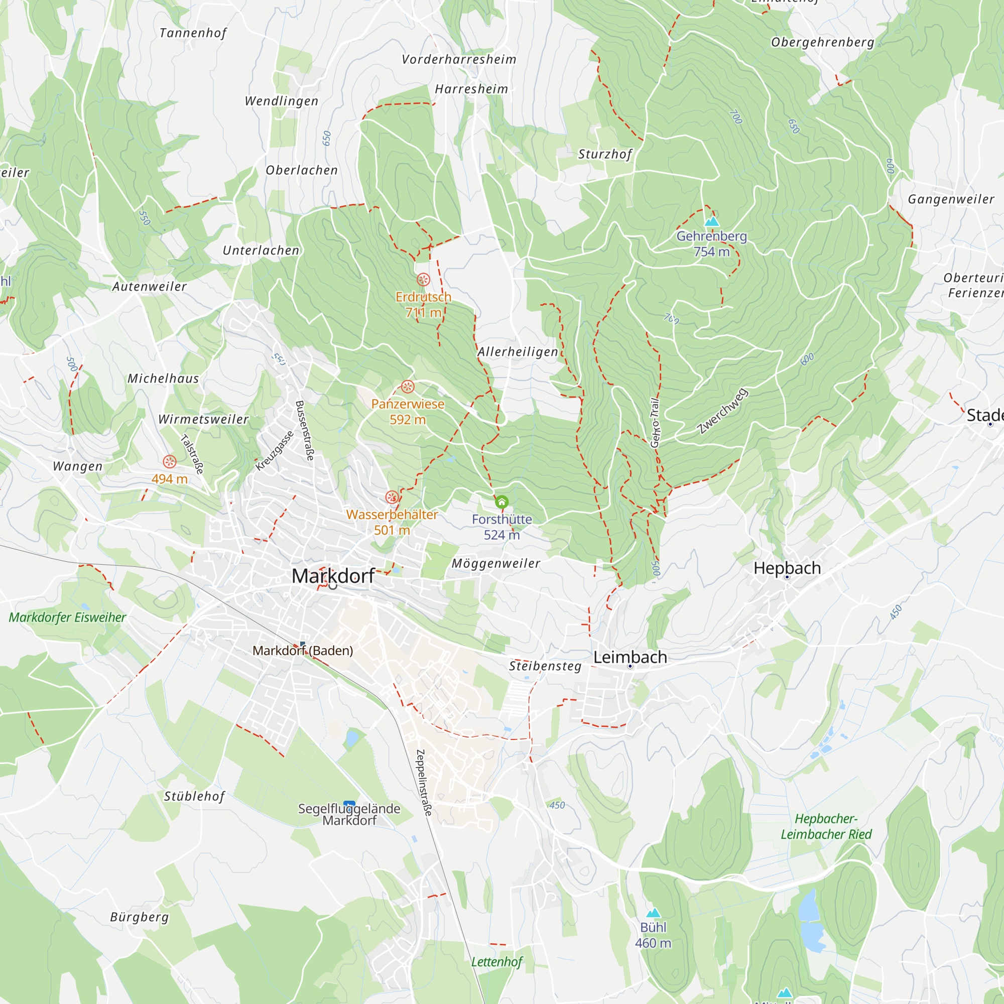 Forsthütte map
