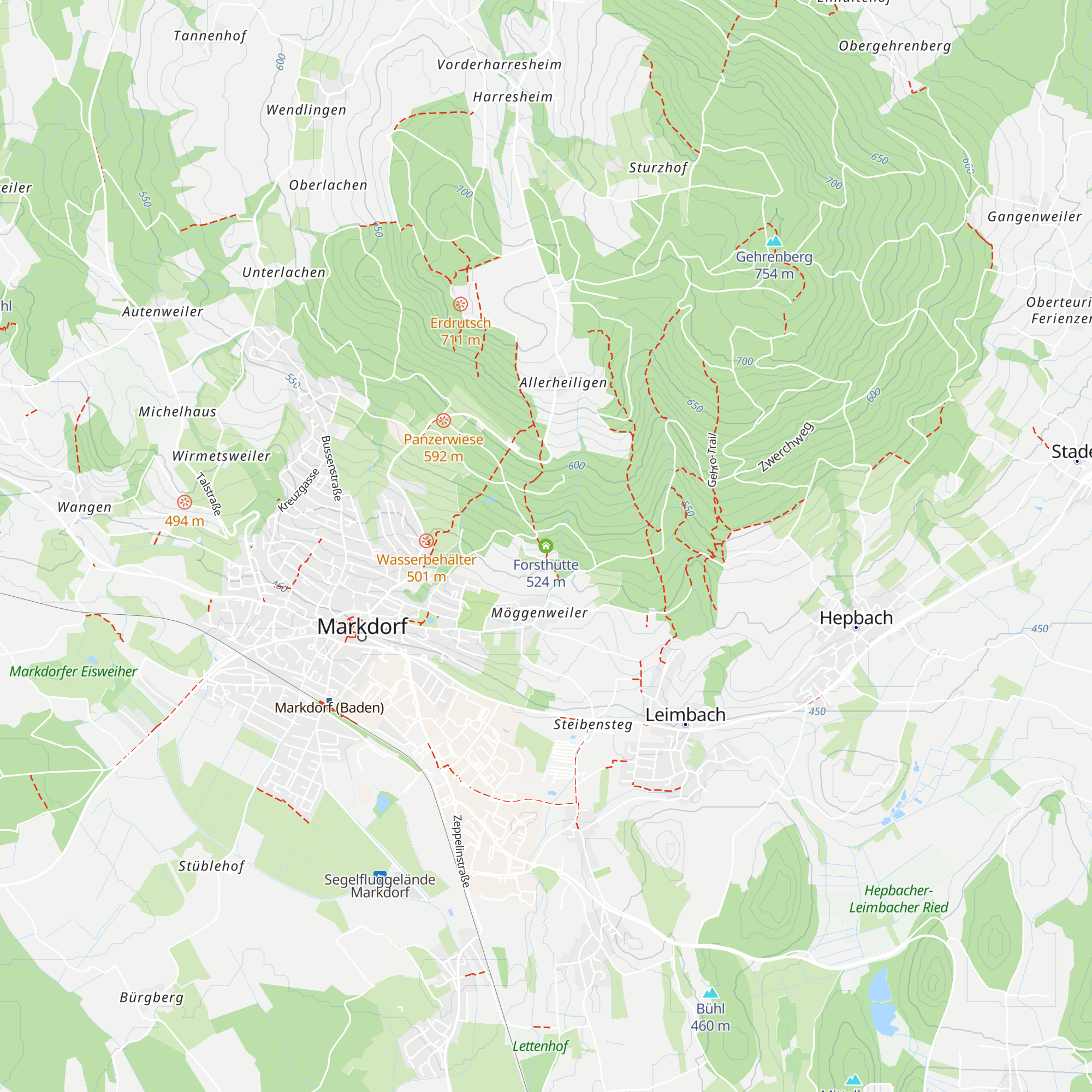 Forsthütte map