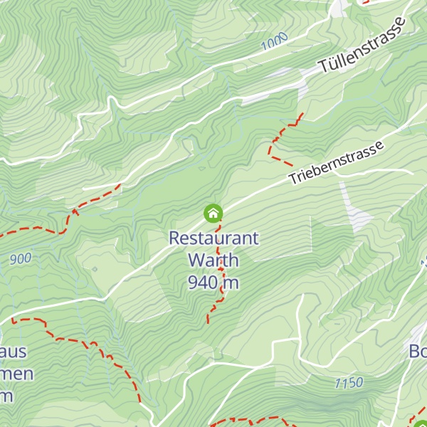 Map of Restaurant Warth