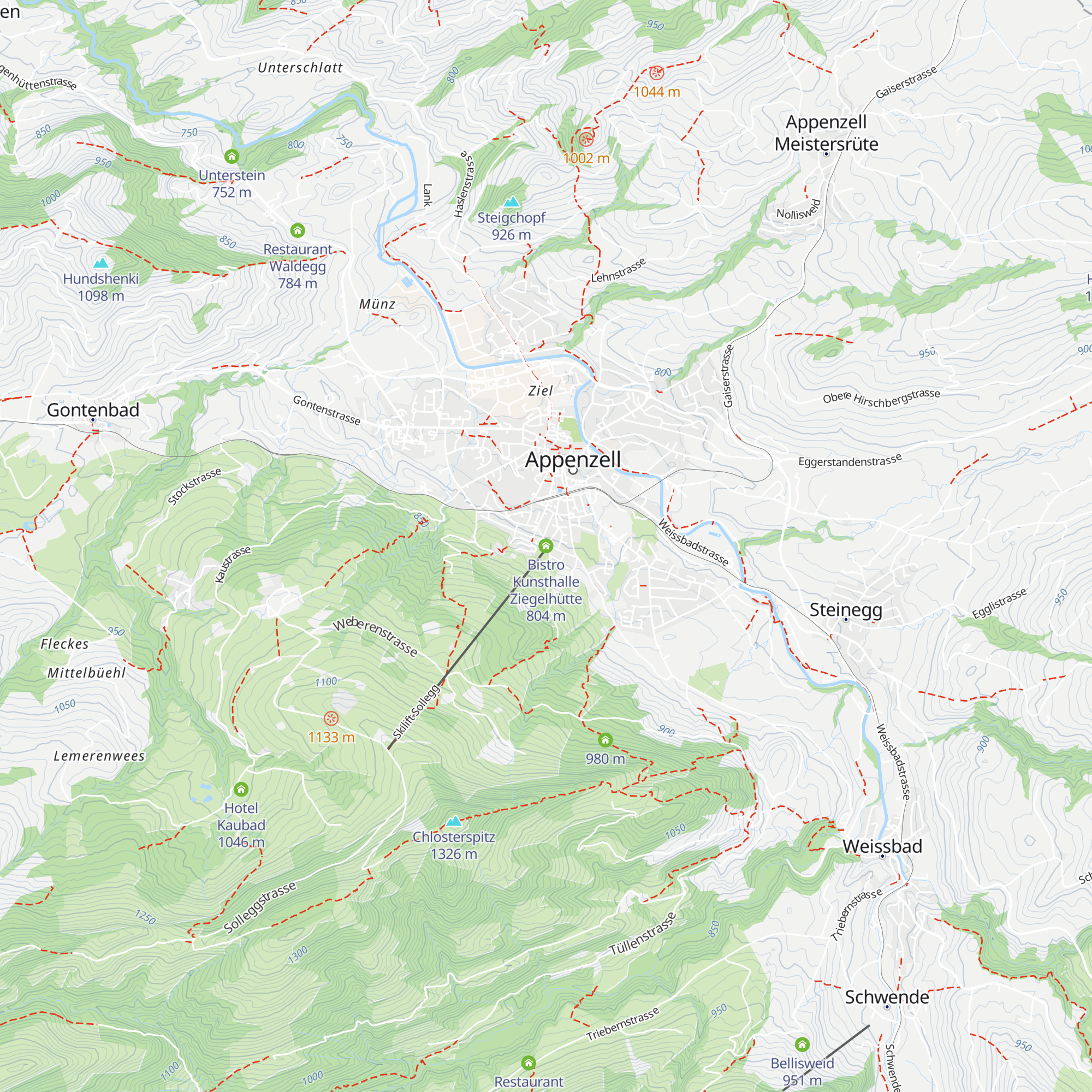 Bistro Kunsthalle Ziegelhütte map