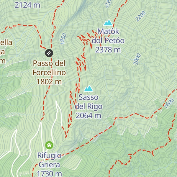 Map of Sasso del Rigo