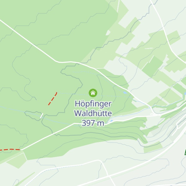 Map of Höpfinger Waldhütte