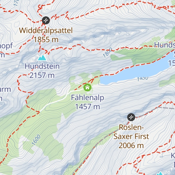 Map of Fählenalp