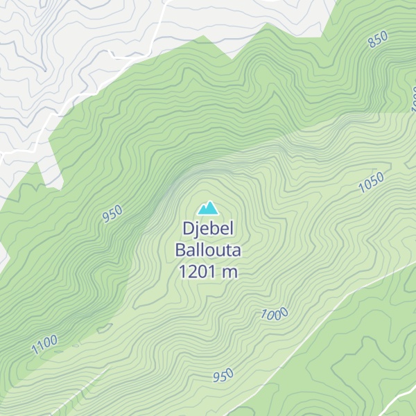 Map of Djebel Ballouta