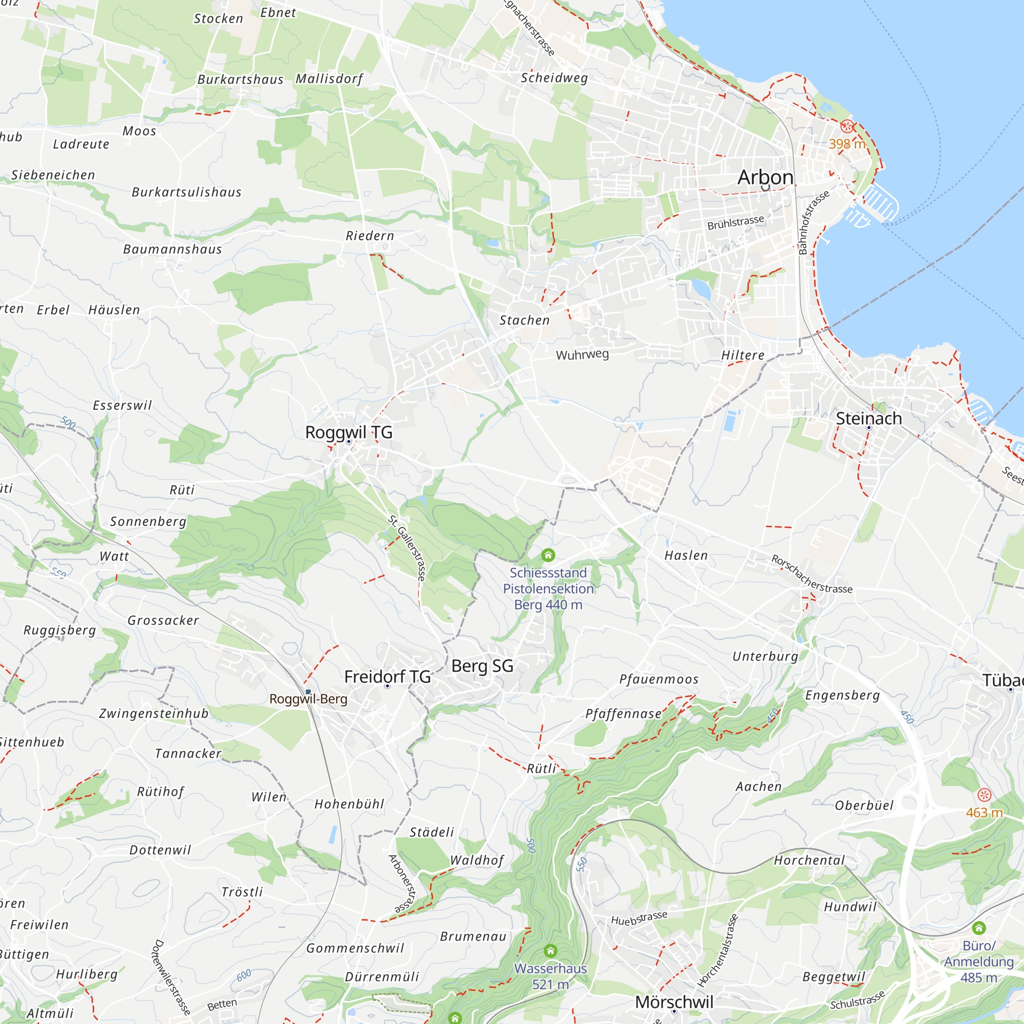 Schiessanlage Tälisberg map