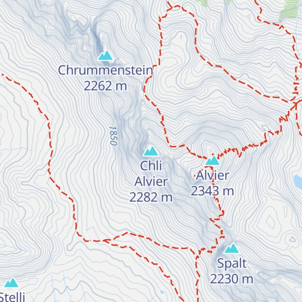 Map of Chli Alvier