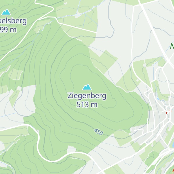 Map of Ziegenberg