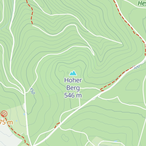 Map of Hoher Berg
