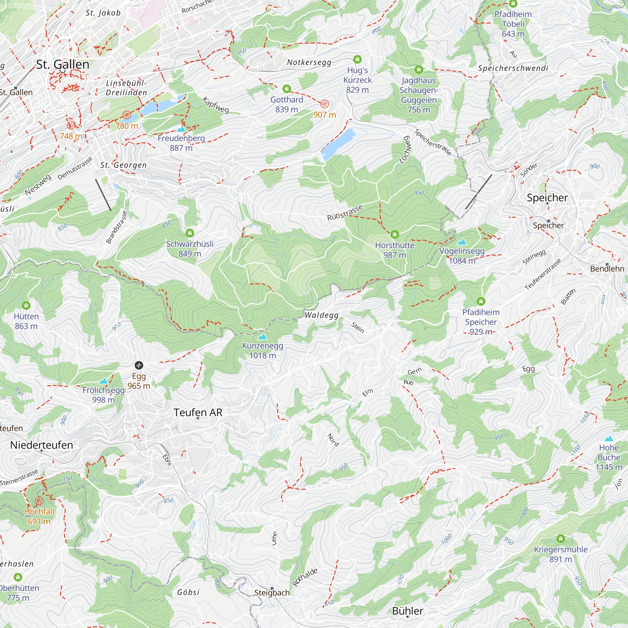 Waldegg Schnuggebock map