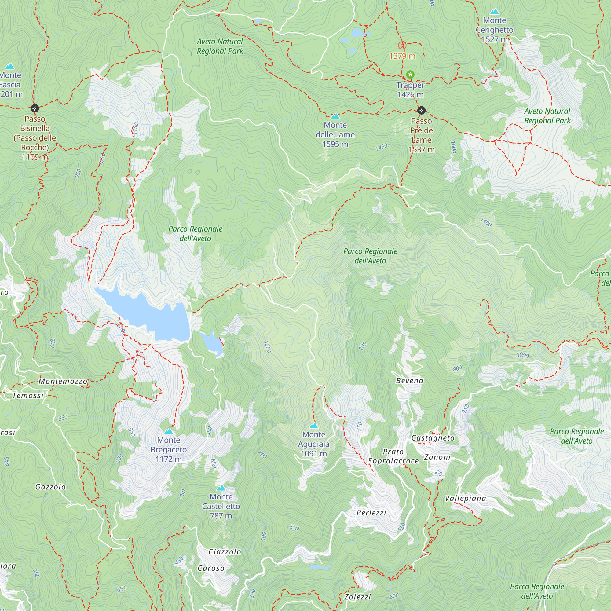 Malga Perlezzi map