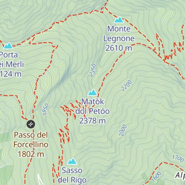 Map of Matòk dol Petóo