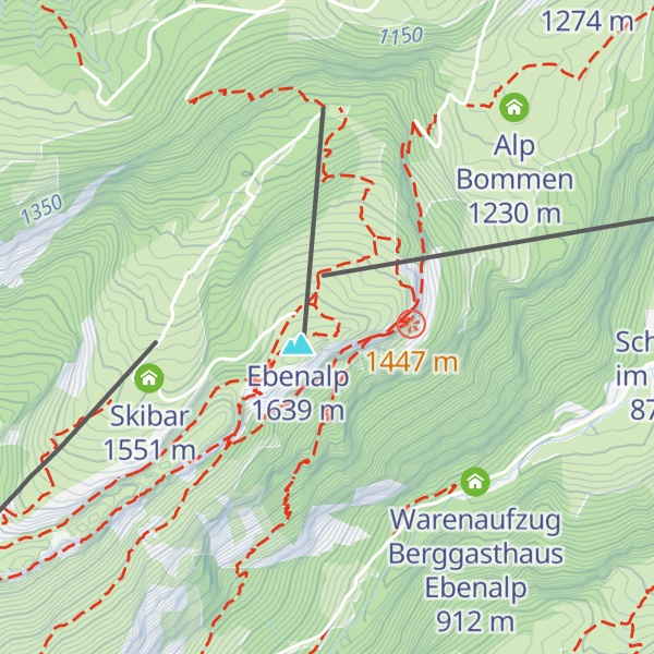 Map of Berggasthaus Ebenalp
