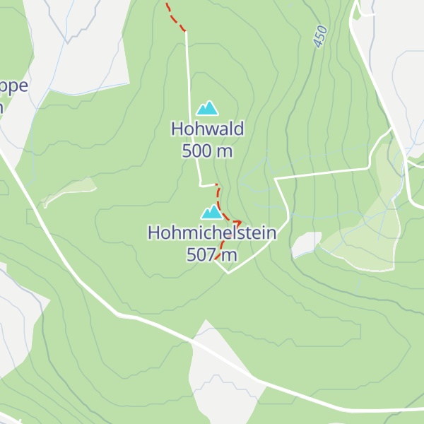 Map of Hohmichelstein