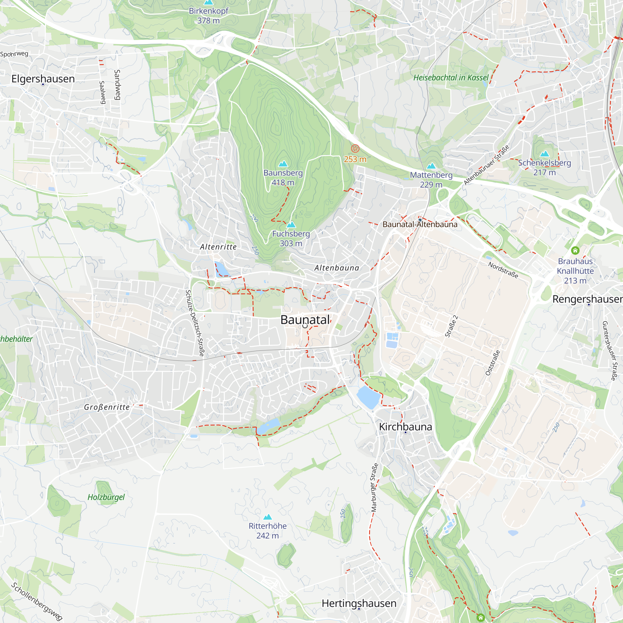 Stadtmarketing / Tourismusinfo Baunatal map