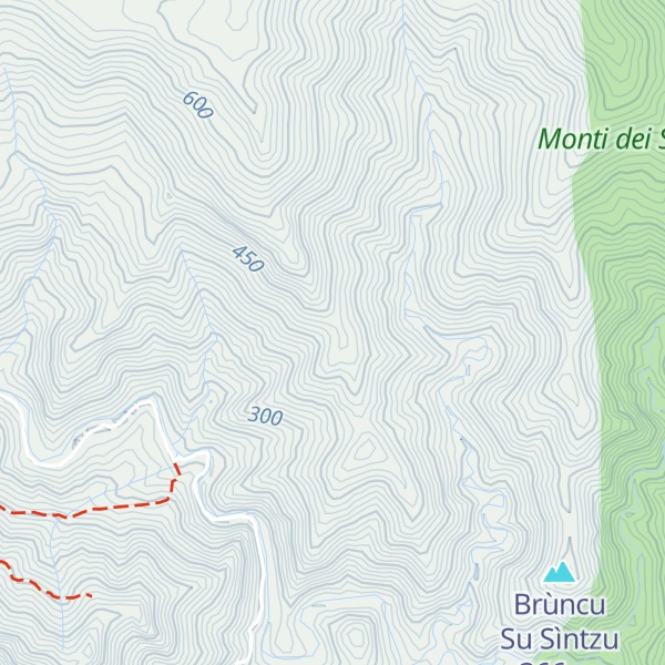 Map of Bruncu Sa Mat'e Is Abis