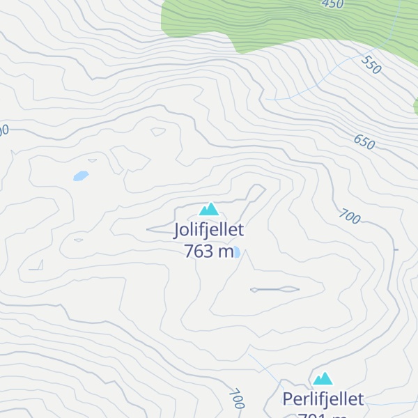 Map of Jolifjellet
